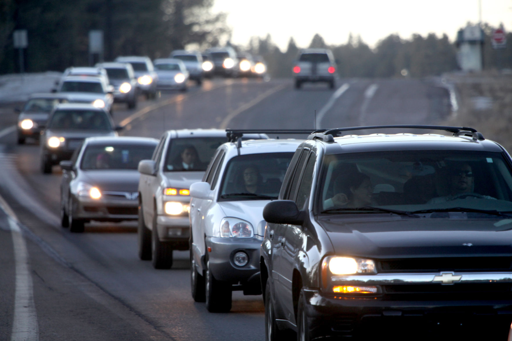 Highway 180 traffic